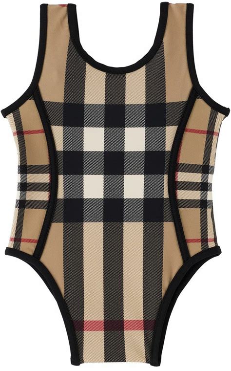 burberry baby bikini|burberry one shoulder swimsuit.